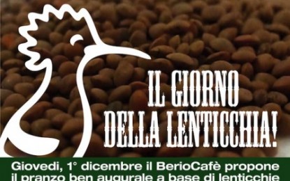“Giorno della lenticchia” e “Natale per la natura” al Berio Cafè