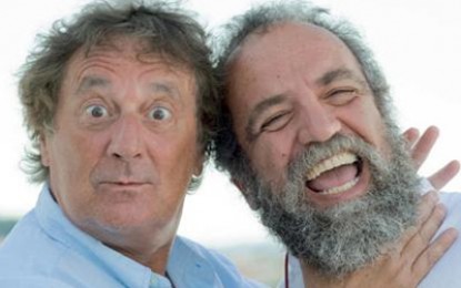 Giobbe Covatta e Enzo Iacchetti in “Niente progetti per il futuro”