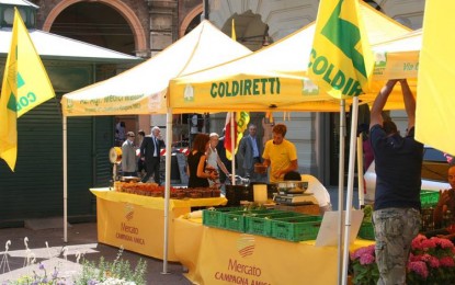 Coldiretti, il mercato a km 0 in piazza De Ferrari
