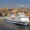 Una Nave Tirrenia a Genova