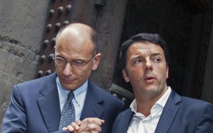 Staffetta Renzi Letta: mossa prevista, barricarsi a Palazzo Chigi senza successo politico