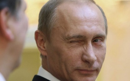 Putin, il diavolo cattivo minaccia guerra senza parlare di esportazione della democrazia