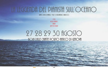 Baricco e la sua “leggenda del pianista sull’oceano” in scena al Porto Antico