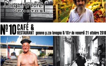 “L’uomo con la valigia” si ferma al n° 10 di piazza Lavagna. Genova vista dall’obiettivo di Diego Arbore