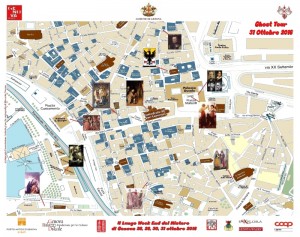 Ghost Tour - cartina