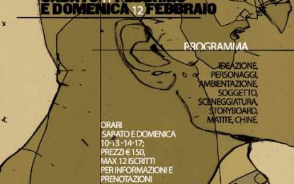 Workshop di fumetto condotto dal fumettista Akab